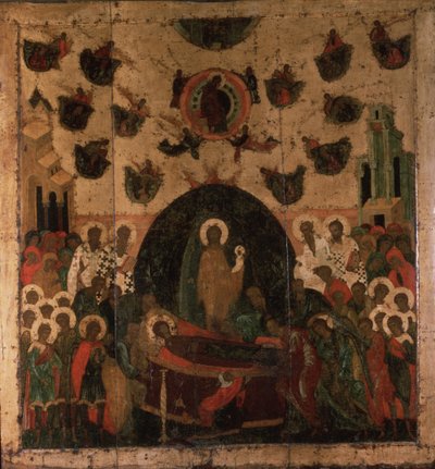 La Dormizione della Vergine da Anonymous Russian icon painter