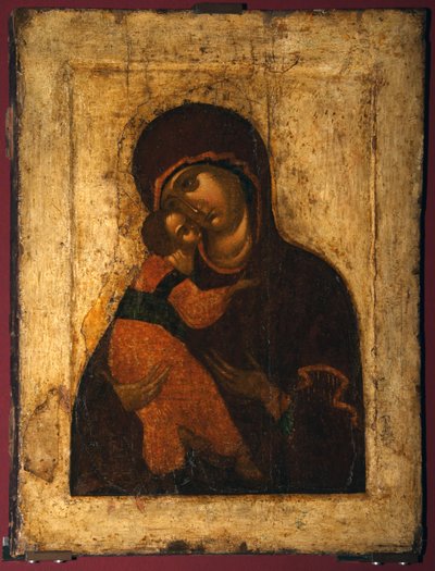 La Vergine di Vladimir, ultimo quarto del XV sec. da Anonymous Russian icon painter