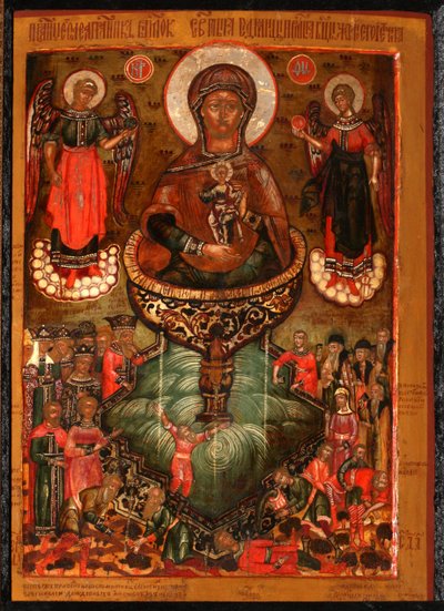 Theotokos Fonte di Vita da Anonymous Russian icon painter