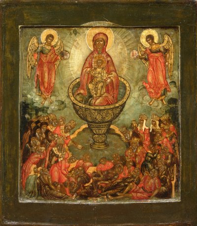 Theotokos Fonte di Vita da Anonymous Russian icon painter