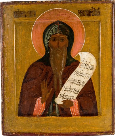 Venerabile Nikita Stilita di Pereyaslavl, XVII secolo da Anonymous Russian icon painter