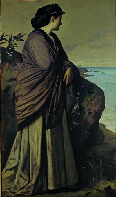 Sulla spiaggia (Ifigenia moderna) da Anselm Feuerbach