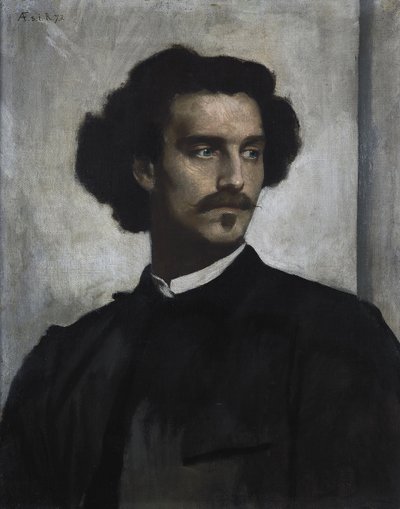 Autoritratto, 1873 da Anselm Feuerbach