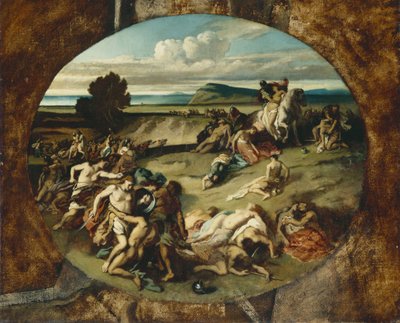 La Battaglia delle Amazzoni, 1857 da Anselm Feuerbach