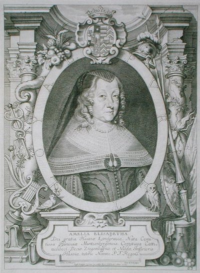 Amalie Elisabeth di Hanau-Muntzenberg (1602-51) da 