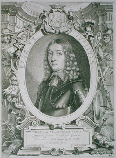 Guglielmo VI (1629-63) Langravio di Hesse-Cassel, da 