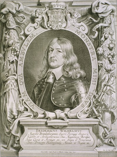 Federico Guglielmo (1620-88) Elettore di Brandeburgo, da 