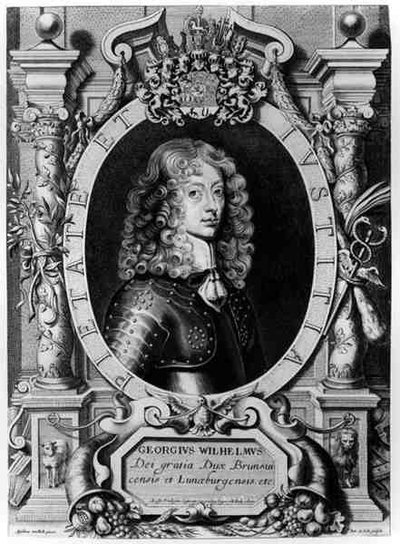 Ritratto di Giorgio Guglielmo, Elettore di Brandeburgo (1595-1640), inciso da Petr de Iode da Anselmus van Hulle