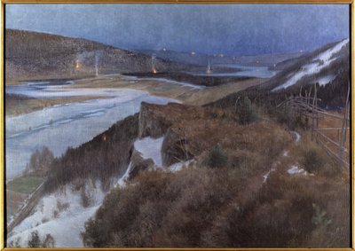 Notte di Valpurga a Bergslagen, Grangaerde a Dalarna da Anshelm Schultzberg