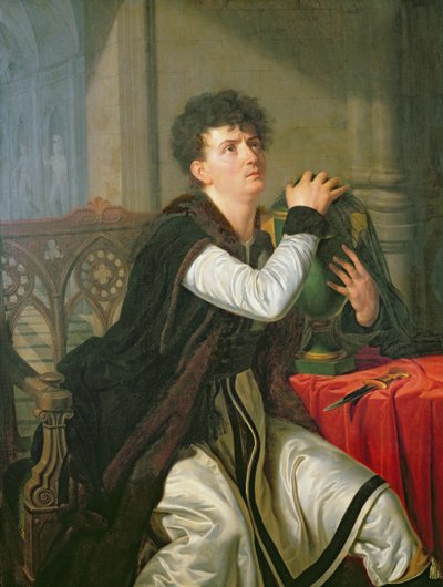 Ritratto di François Joseph Talma come Amleto da Anthelme Francois Lagrenee