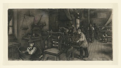 Officina nella fabbrica d