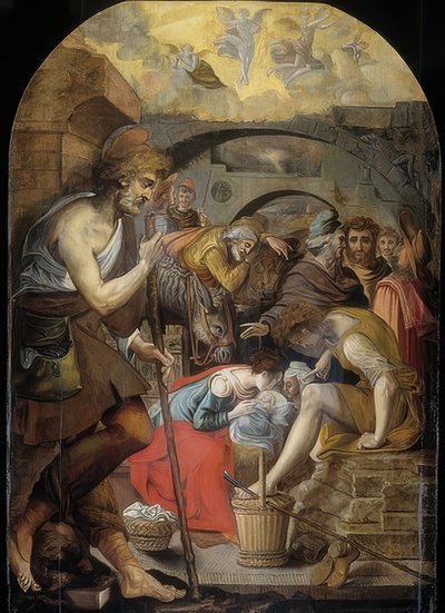 Adorazione dei pastori da Anthonie Blocklandt