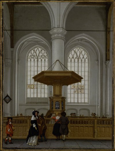 Interno della Laurenskerk a Rotterdam, 1662 da Anthonie Delorme