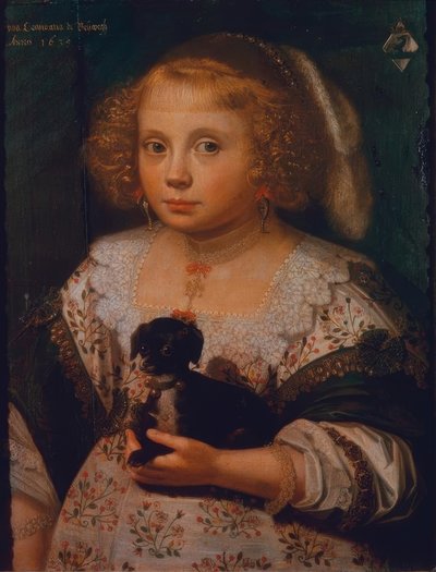 Ritratto di Anna Constantia de Beijwegh da bambina da Anthonie Palamedesz