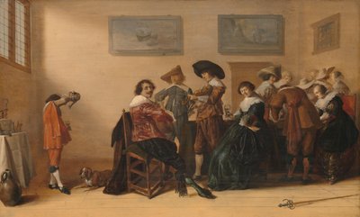 Compagnia Allegra in una Stanza da Anthonie Palamedesz