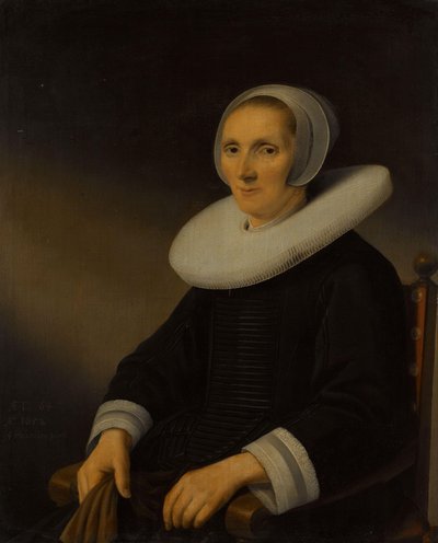 Ritratto di una donna, probabilmente Jacobmina de Grebber (?-1666) da Anthonie Palamedesz