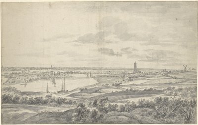 Veduta di Rhenen da Anthonie Waterloo