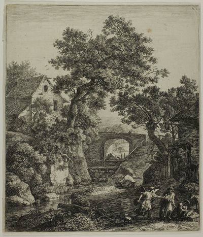 Paesaggio con Zipphorah e suo figlio, da Sei soggetti paesaggistici dell