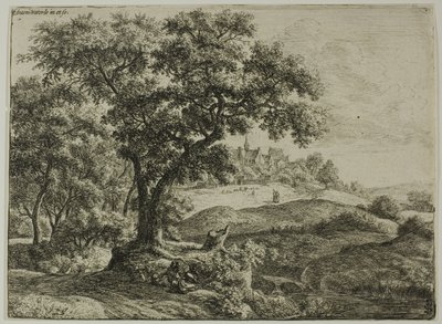 Il confine della foresta da Anthonie Waterloo