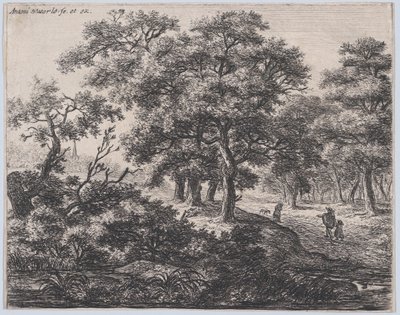 I Quattro Alberi, XVII secolo da Anthonie Waterloo