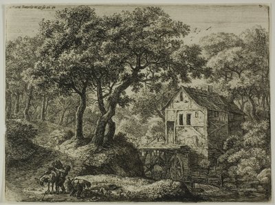 Il mulino nel bosco da Anthonie Waterloo