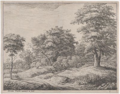 Il pastore addormentato su una piccola collina, 17° secolo da Anthonie Waterloo