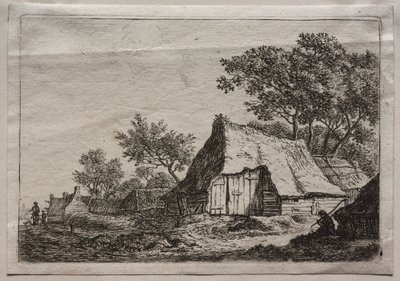 Il piccolo borgo da Anthonie Waterloo