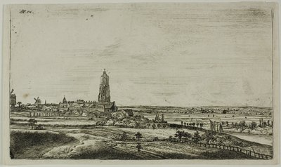 Veduta di una città olandese (Rhenan) da Anthonie Waterloo