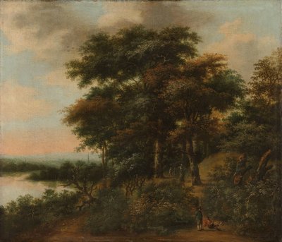 Paesaggio boscoso da Anthonie Waterloo