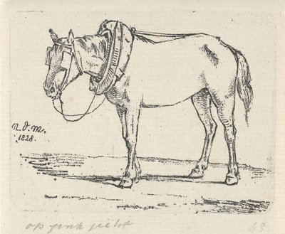Cavallo bardato da Anthonie Willem Hendrik Nolthenius de Man