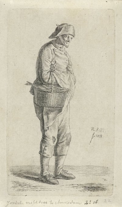 Venditore di pesce da Anthonie Willem Hendrik Nolthenius de Man