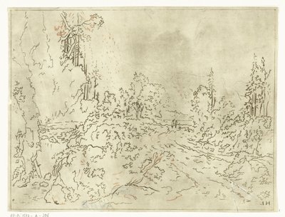 Paesaggio montuoso da Anthonie van den Bos