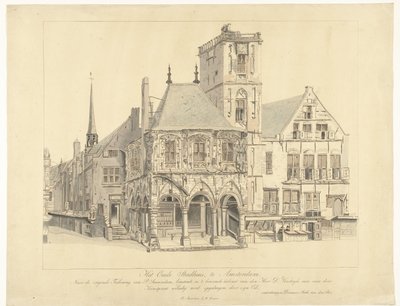 Il Vecchio Municipio di Amsterdam, 1641 da Anthonie van den Bos