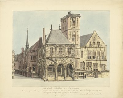 Il Vecchio Municipio di Amsterdam, 1641 da Anthonie van den Bos