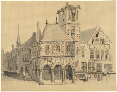 Il vecchio municipio di Amsterdam, 1641 da Anthonie van den Bos