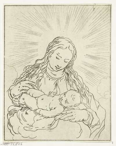 Maria con bambino da Anthonie van den Bos