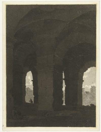 Sotto gli archi del Colosseo da Anthonie van den Bos