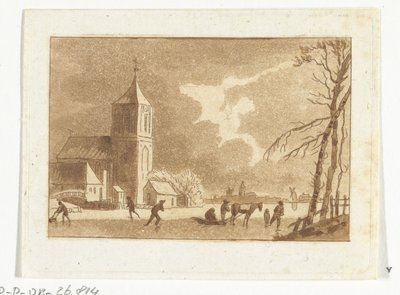 Paesaggio invernale da Anthonie van den Bos