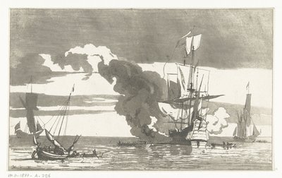 Battaglia navale da Anthonie van den Bos