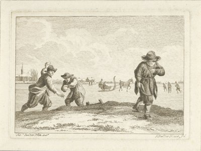 Lanciatori di palle di neve da Anthonij van der Haer