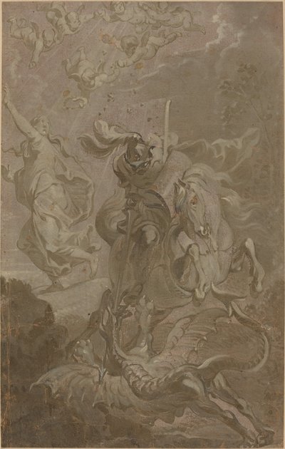 San Giorgio e il drago da Anthonis Sallaert