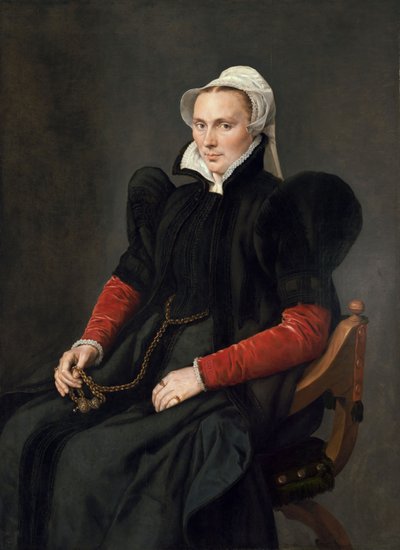 Ritratto di una donna seduta da Anthonis van Dashorst (c.1519 1576/77) Mor