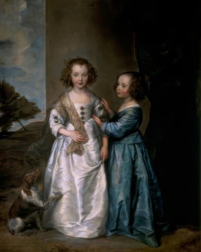 Ritratto di Elisabeth e Philadelphia Wharton da Anthony van Dyck