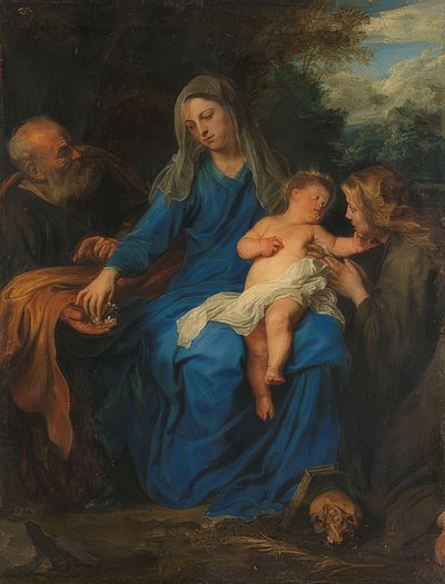 La Sacra Famiglia con Maria Maddalena da Anthony van Dyck