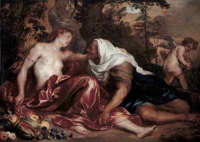 Vertumno e Pomona, ca 1625 da Anthony van Dyck