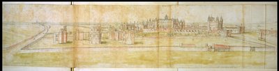 Hampton Court da Anthonis van den Wyngaerde