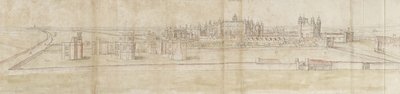 Palazzo di Hampton Court dal Nord da Anthonis van den Wyngaerde