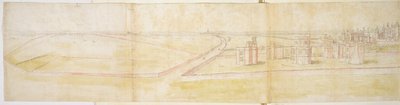 Palazzo di Hampton Court dal Nord, c.1544 da Anthonis van den Wyngaerde