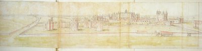 Hampton Court Palace dal Nord, c.1544 da Anthonis van den Wyngaerde