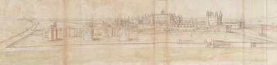 Hampton Court Palace dal Nord, c1550-1560 da Anthonis van den Wyngaerde